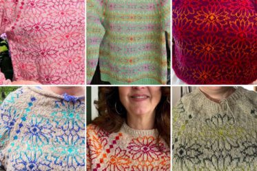 6 verschieden Sweater werden in einer Collage gezeigt.